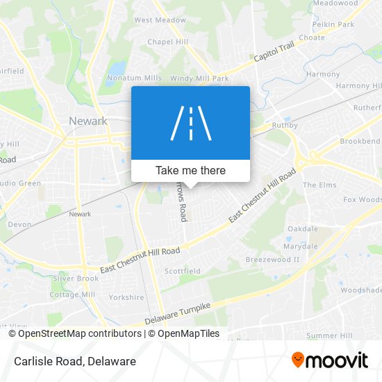 Mapa de Carlisle Road