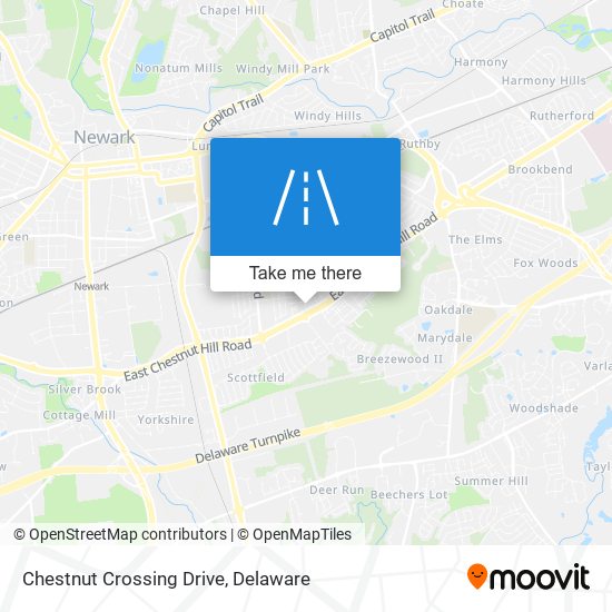 Mapa de Chestnut Crossing Drive