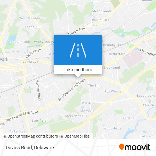 Mapa de Davies Road