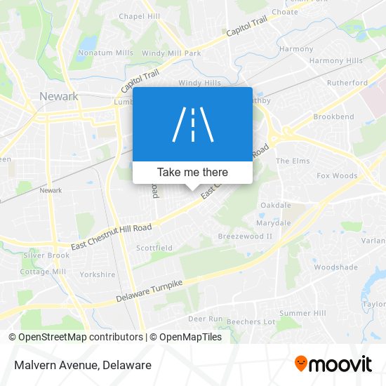 Mapa de Malvern Avenue