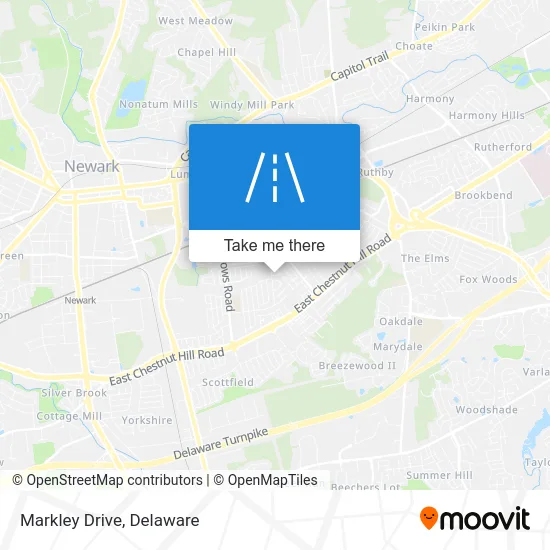 Markley Drive map