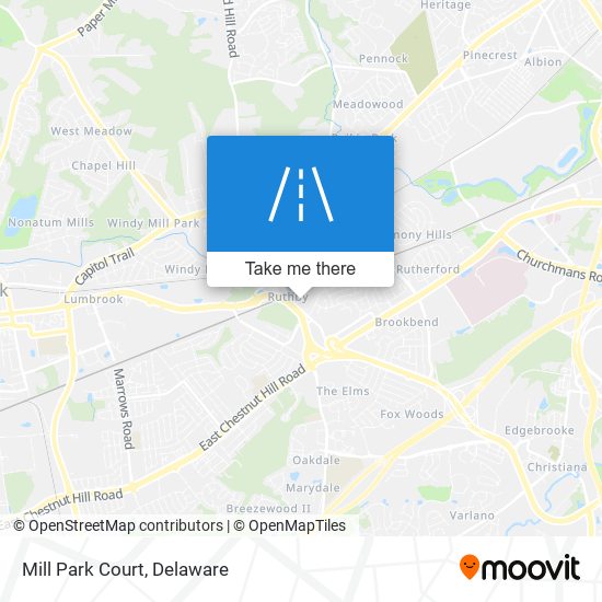 Mapa de Mill Park Court