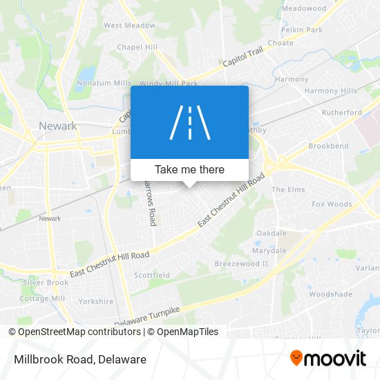 Mapa de Millbrook Road