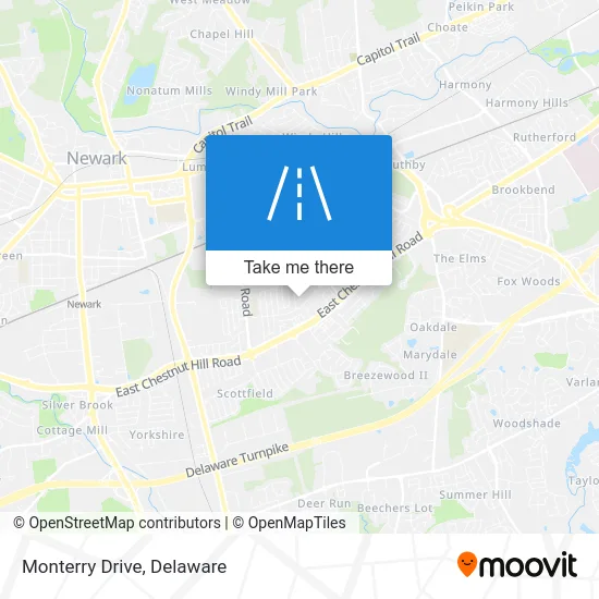 Monterry Drive map