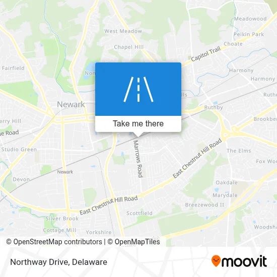 Northway Drive map