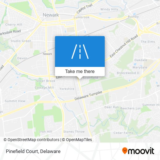 Mapa de Pinefield Court