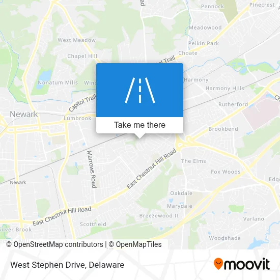 West Stephen Drive map