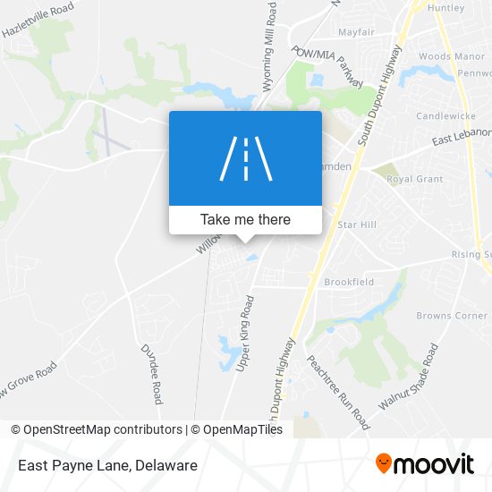 Mapa de East Payne Lane