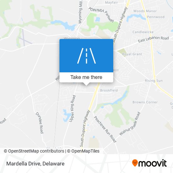 Mardella Drive map