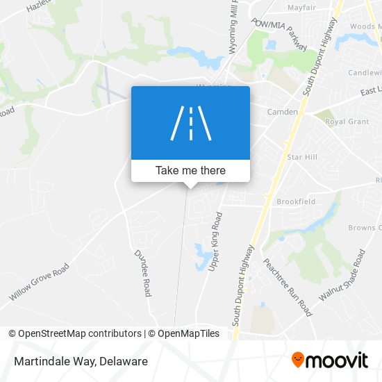 Mapa de Martindale Way