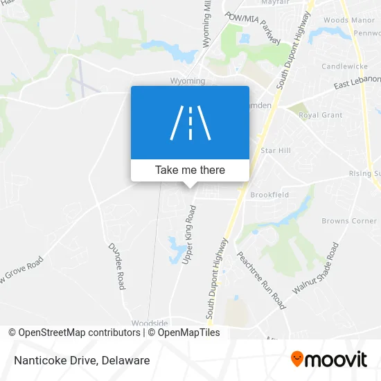 Nanticoke Drive map