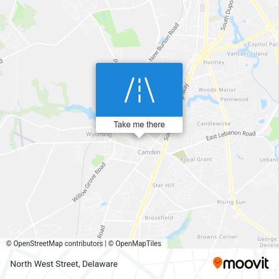 Mapa de North West Street