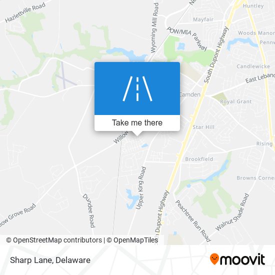 Mapa de Sharp Lane
