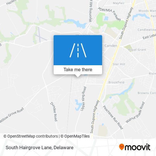Mapa de South Hairgrove Lane