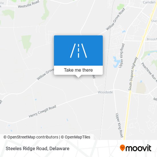 Mapa de Steeles Ridge Road