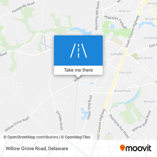 Mapa de Willow Grove Road