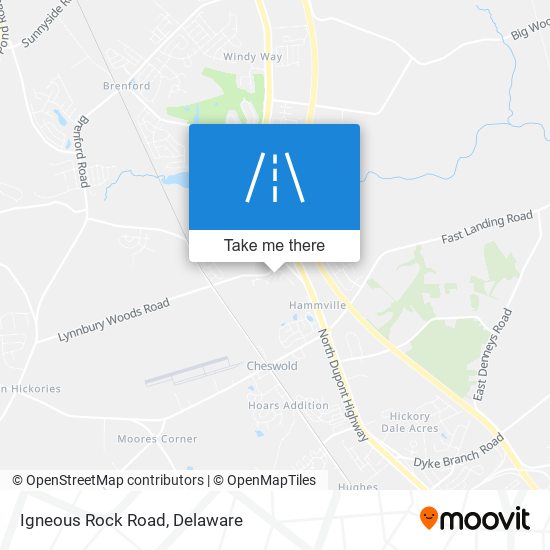 Mapa de Igneous Rock Road