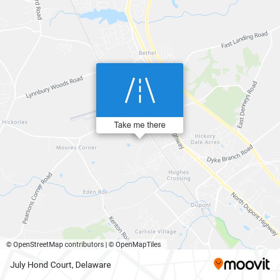 Mapa de July Hond Court
