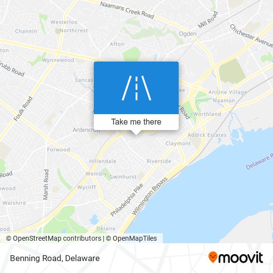Mapa de Benning Road