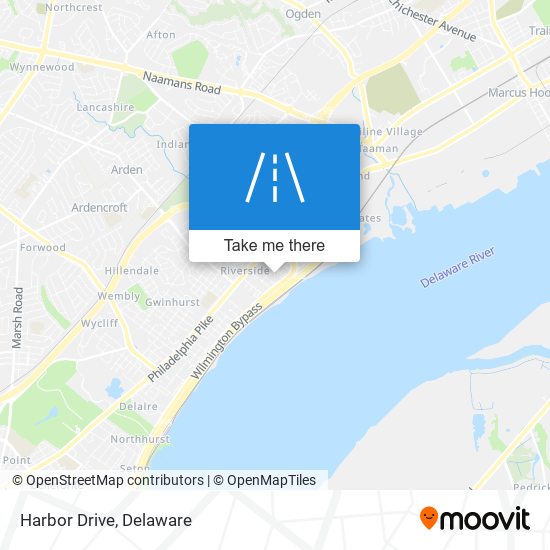 Harbor Drive map