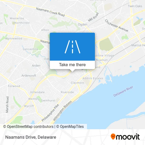 Naamans Drive map