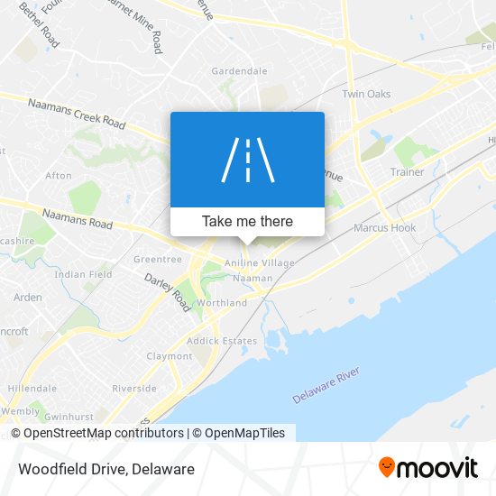 Mapa de Woodfield Drive