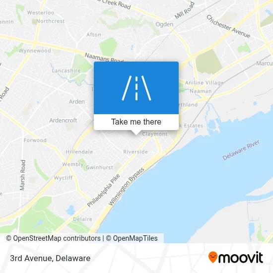 3rd Avenue map