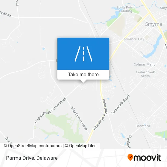 Parma Drive map