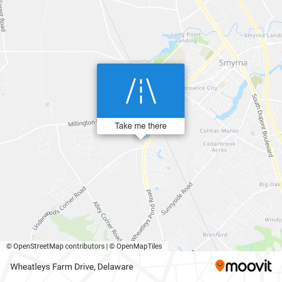 Wheatleys Farm Drive map