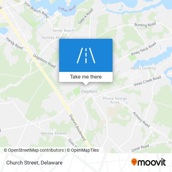 Mapa de Church Street