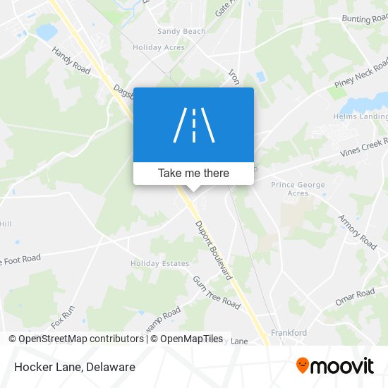 Mapa de Hocker Lane