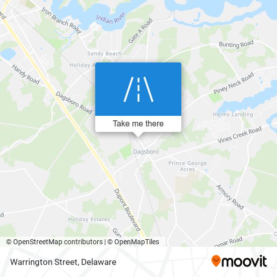Mapa de Warrington Street
