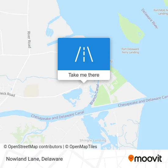 Nowland Lane map