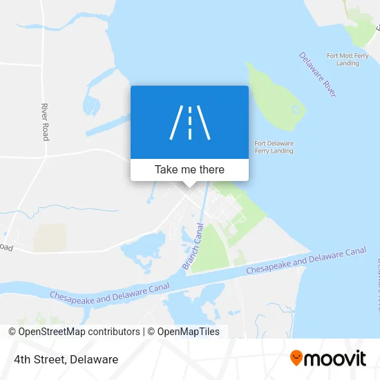 4th Street map