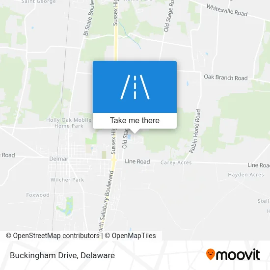 Buckingham Drive map