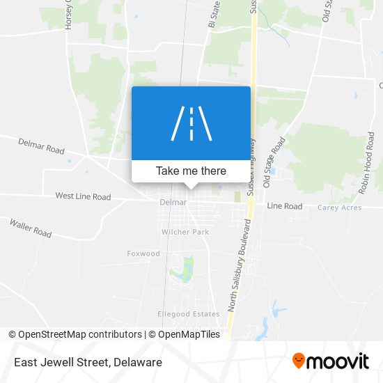 Mapa de East Jewell Street