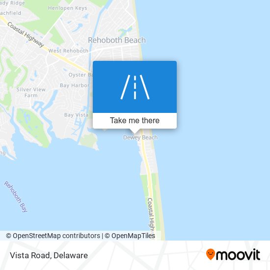 Mapa de Vista Road