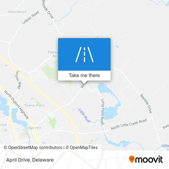 April Drive map