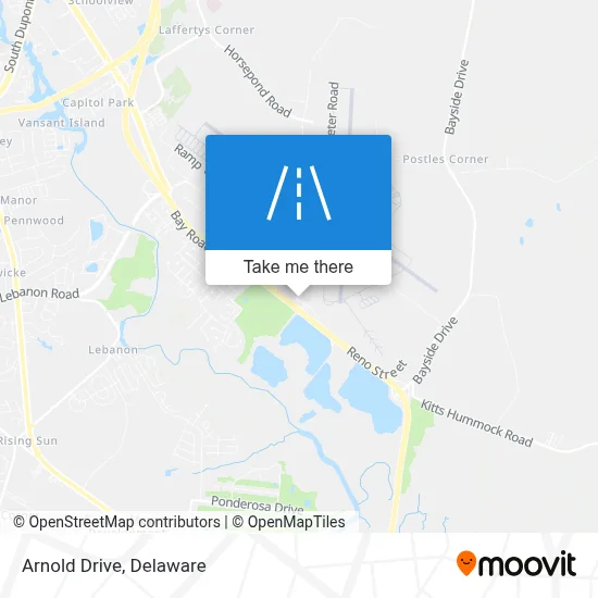Arnold Drive map