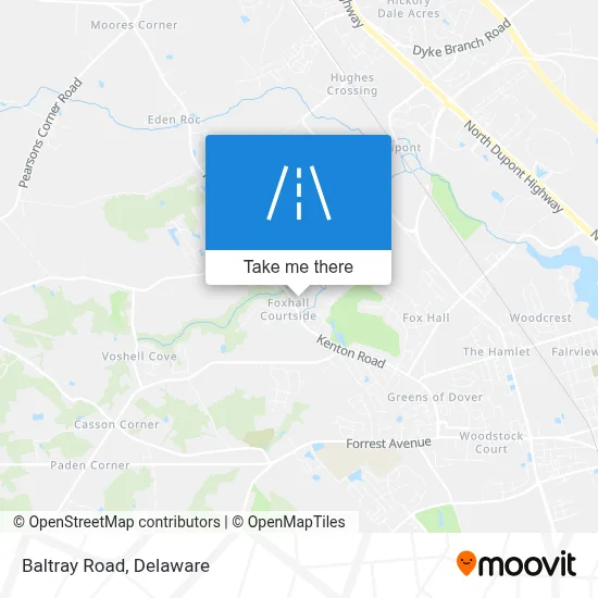 Baltray Road map