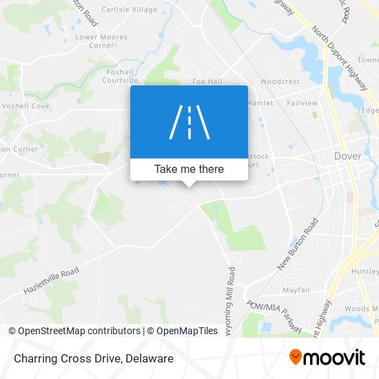 Charring Cross Drive map