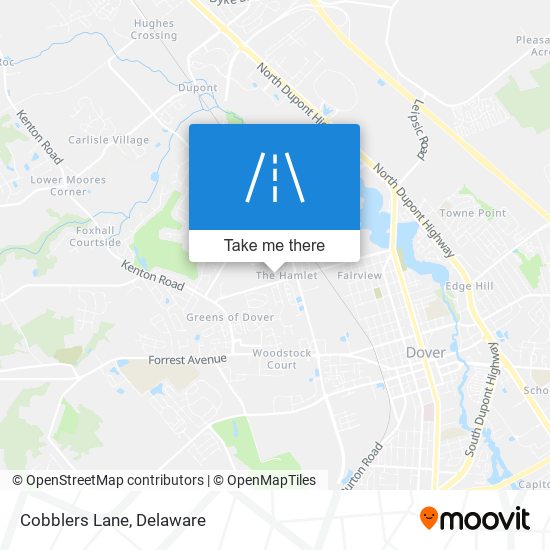 Mapa de Cobblers Lane