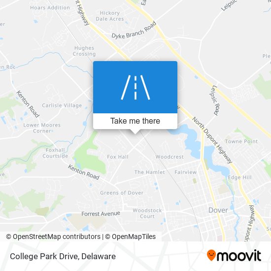 Mapa de College Park Drive