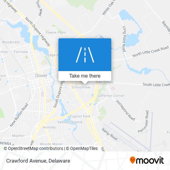 Mapa de Crawford Avenue