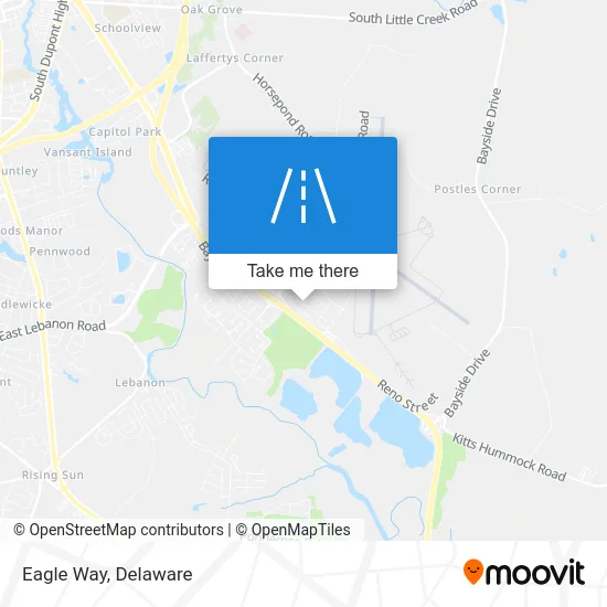 Eagle Way map