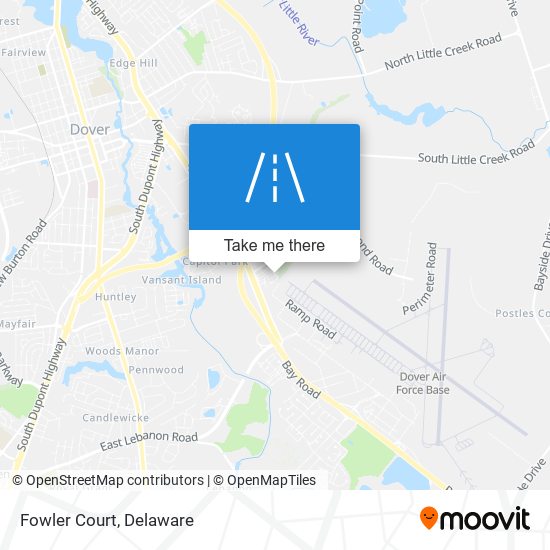 Mapa de Fowler Court