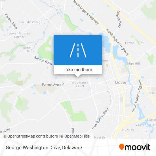 Mapa de George Washington Drive