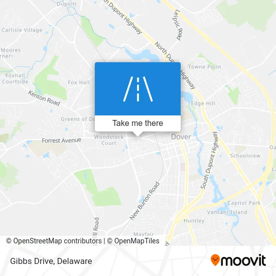 Gibbs Drive map