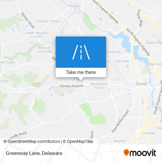 Mapa de Greenway Lane