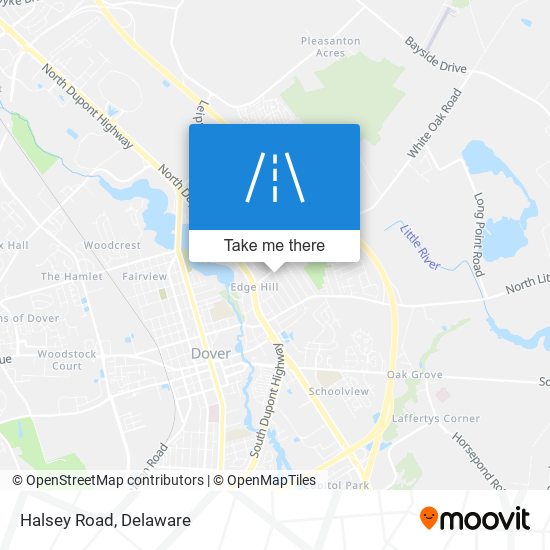 Mapa de Halsey Road